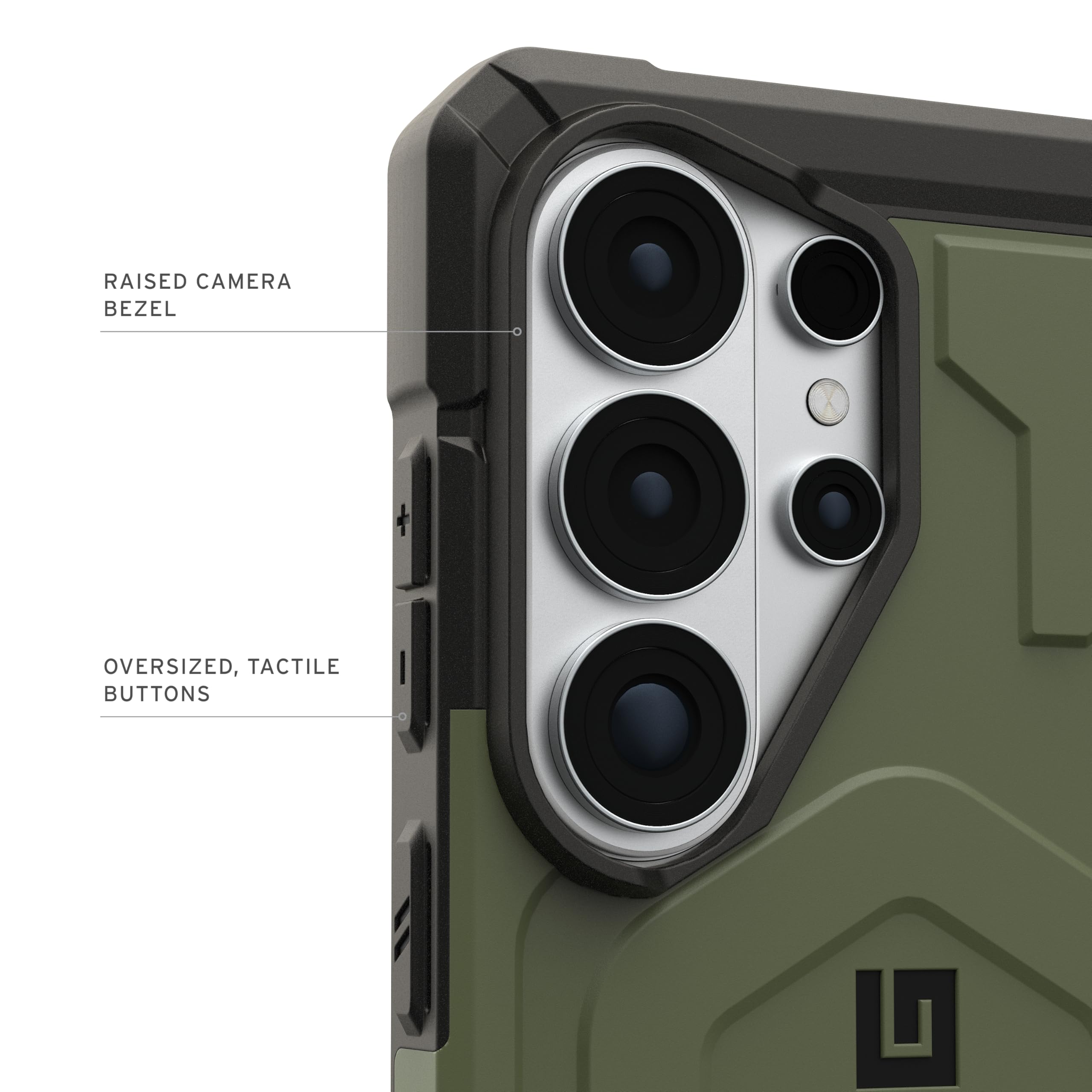 Urban Armor Gear Pathfinder MS Case Samsung Galaxy S26 Ultra Funda (Anillo magnético, Designed for Samsung certificación, Carga inalámbrica Compatible, Resistencia a caídas) Verde Oliva