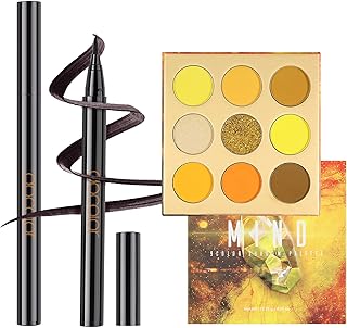 docolor Paleta de sombras de ojos amarillas c...