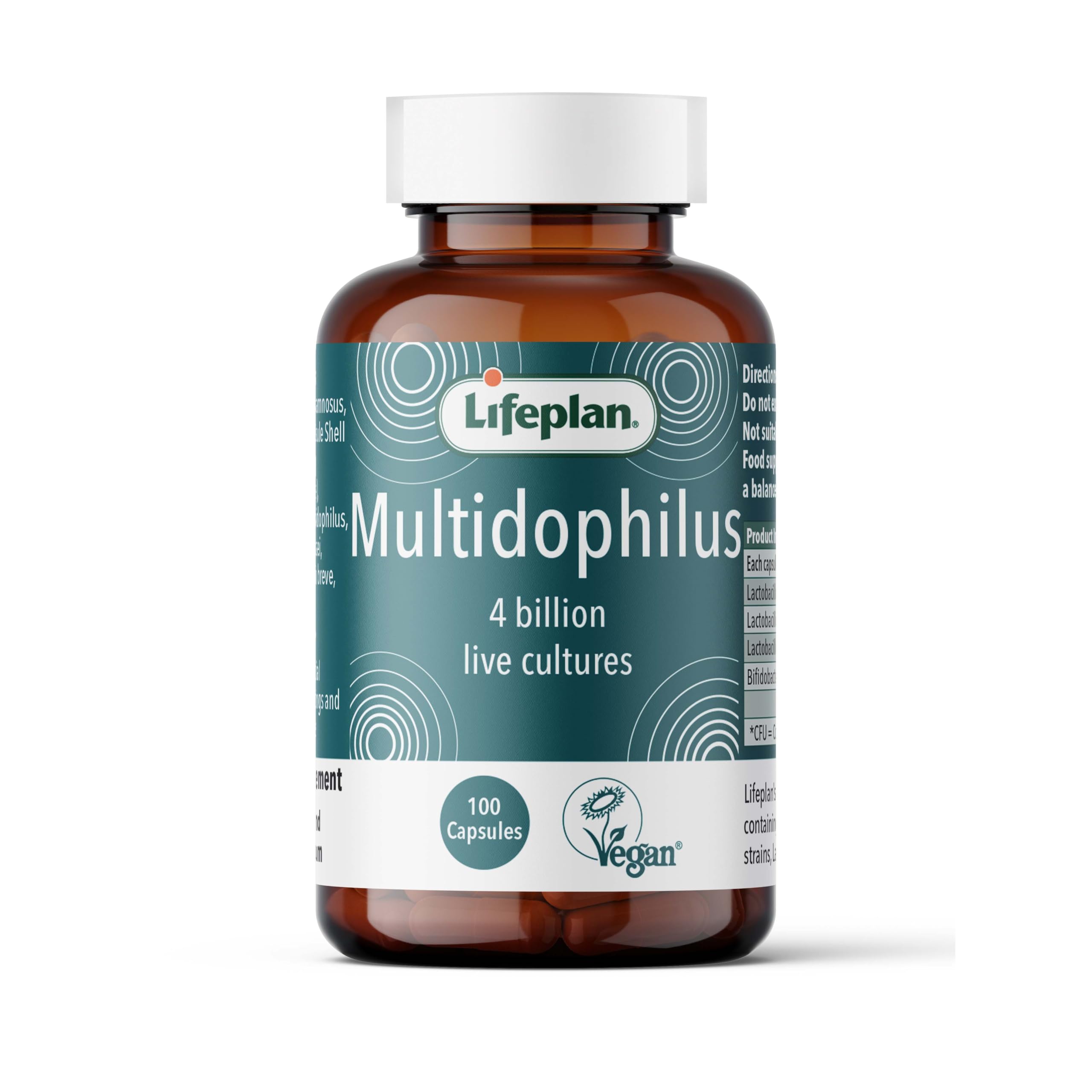Lifeplan Multidophilus Vegicap 100 Capsules