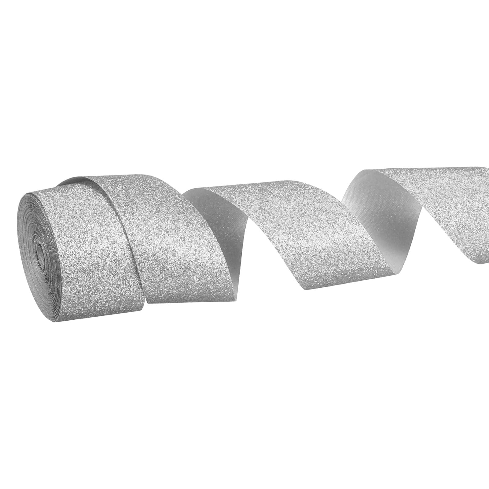 Ruban métallique à paillettes anti effilochage pour décors de Noël