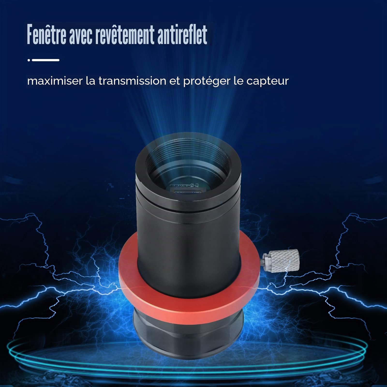 Svbony SV905C Caméra pour Télescope, Caméra d'autoguidage 1,25", Capteur CMOS Couleur 1,23 MP, USB 2,0, Revêtement AR, Port de Guidage ST4, Accessoire pour Télescope Destiné à L'astrophotographie