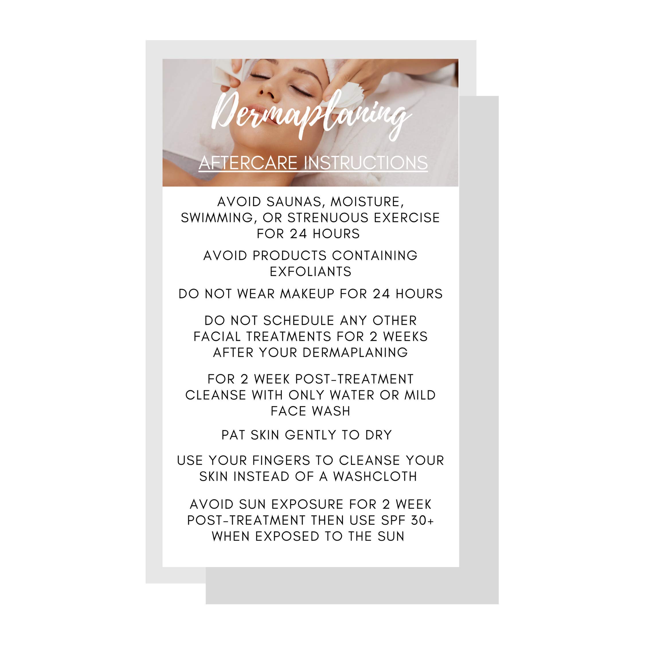 Body Butter Care Cards – 50 Pack Business Size With Instructions | For Handmade Sellers & Small Businesses - View #2