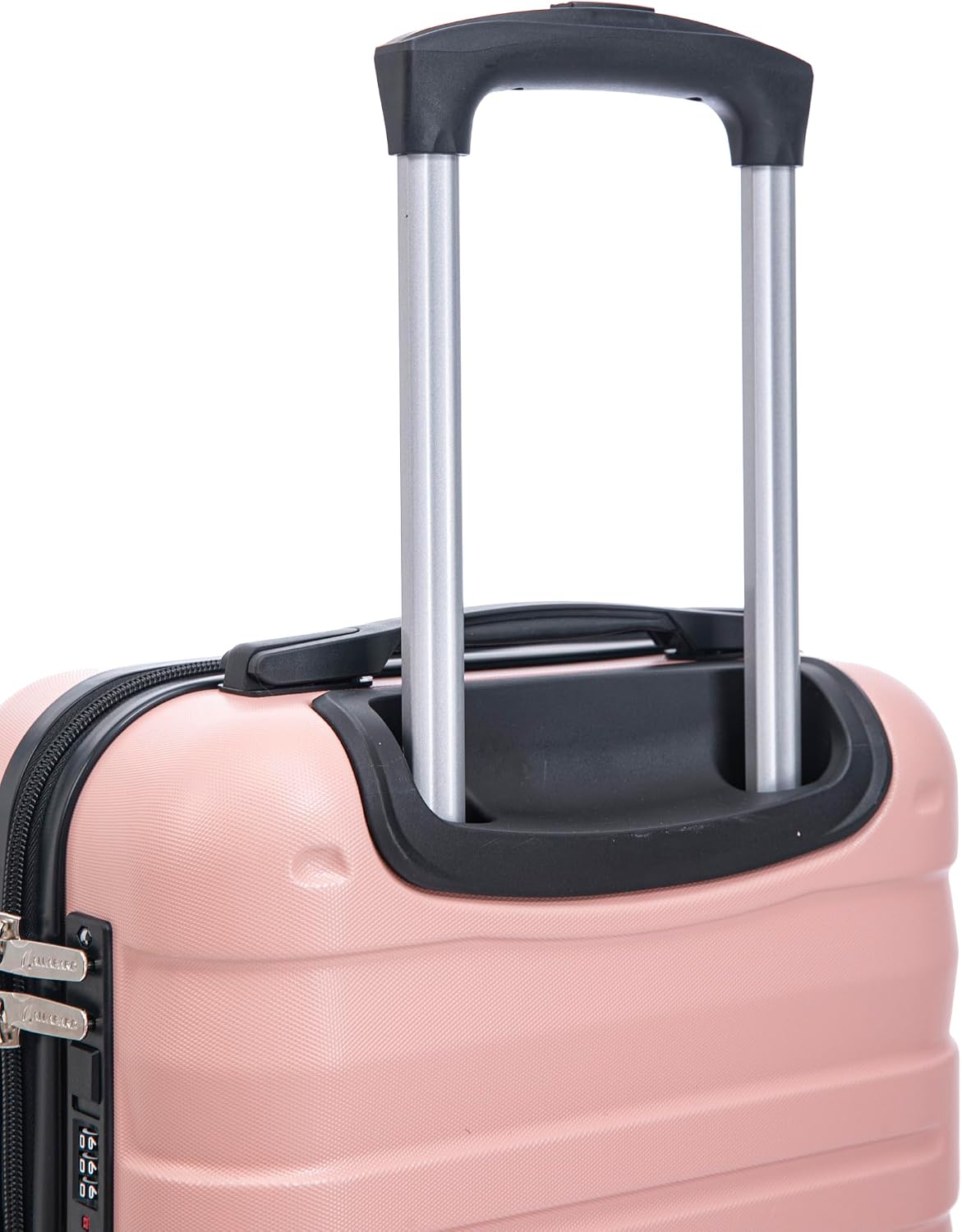 ALLABARD Mala de Bordo 8kg em ABS Rígido com Rodinhas 360 Padrão ANAC Mala de Mão e Cadeado Numérico com Senha - P045 (18) (Rosa)