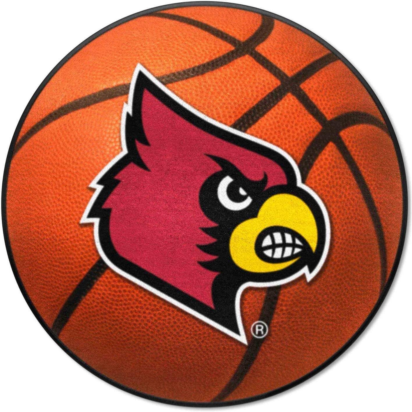Louisville Cardinals NCAA Basketball" Round Floor Mat (29")"