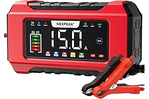 NEXPEAK 15-Amp 24-Volt Battery Charger Marine
