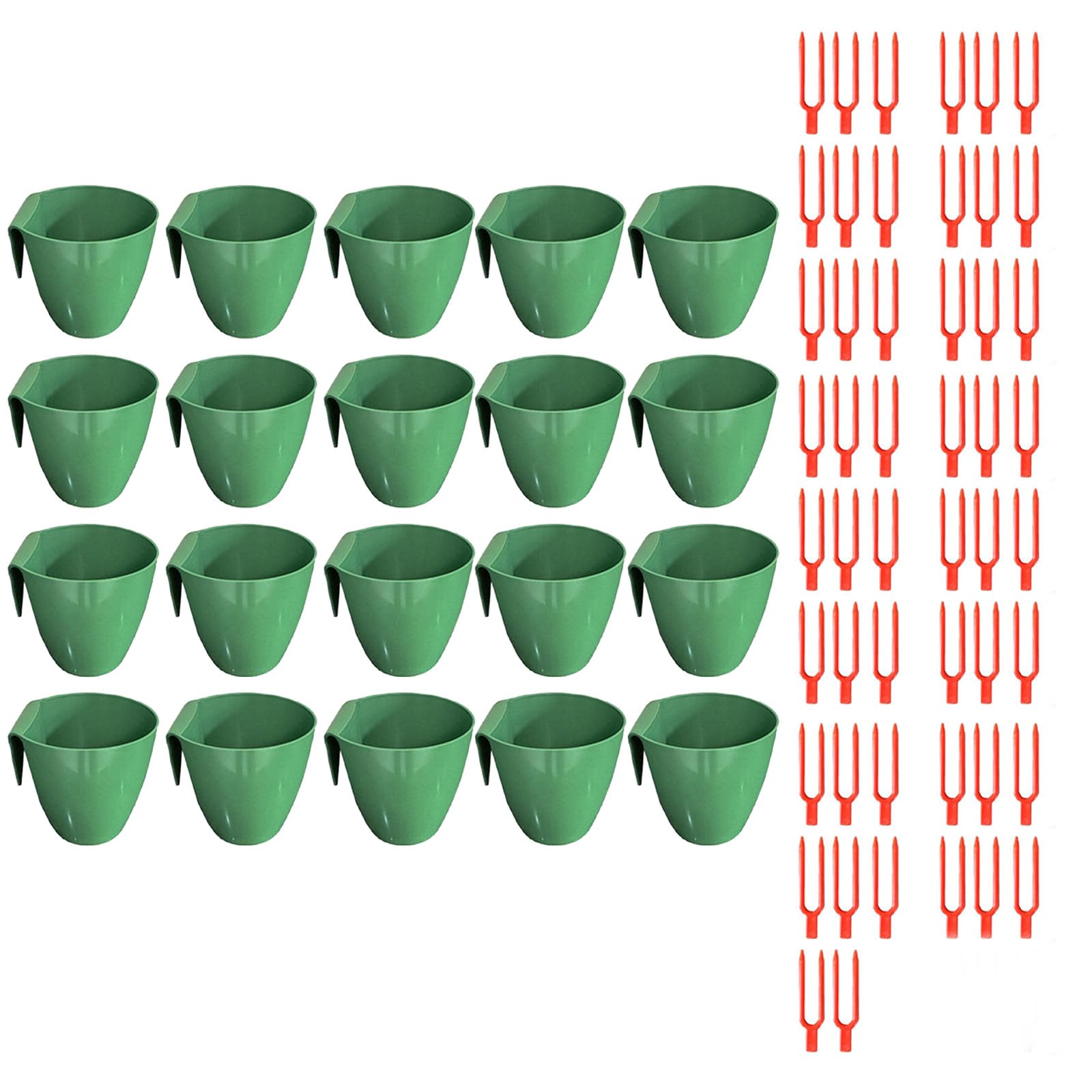 Hsioluted Strawberry Propagation Cups with Runner Forks for Root Rot and Promoting Growth in High Humidity Rooting Plant Cups