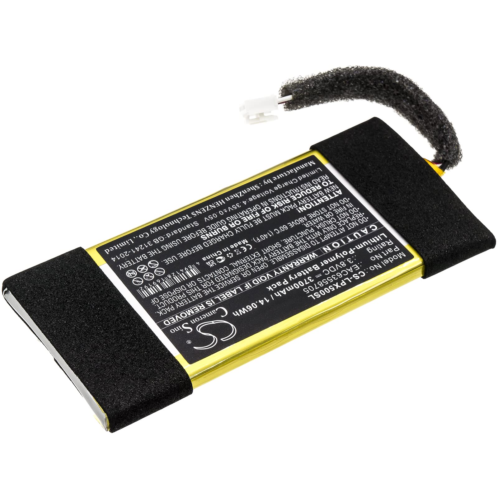 DCH 3700mAh EAC63558705 Battery Replacement for LG XBOOM Go PL5 PL5W EAC63558705