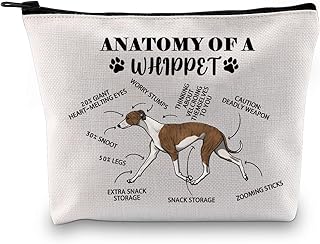 G2TUP Regalo divertido de Whippet Anatomía de...