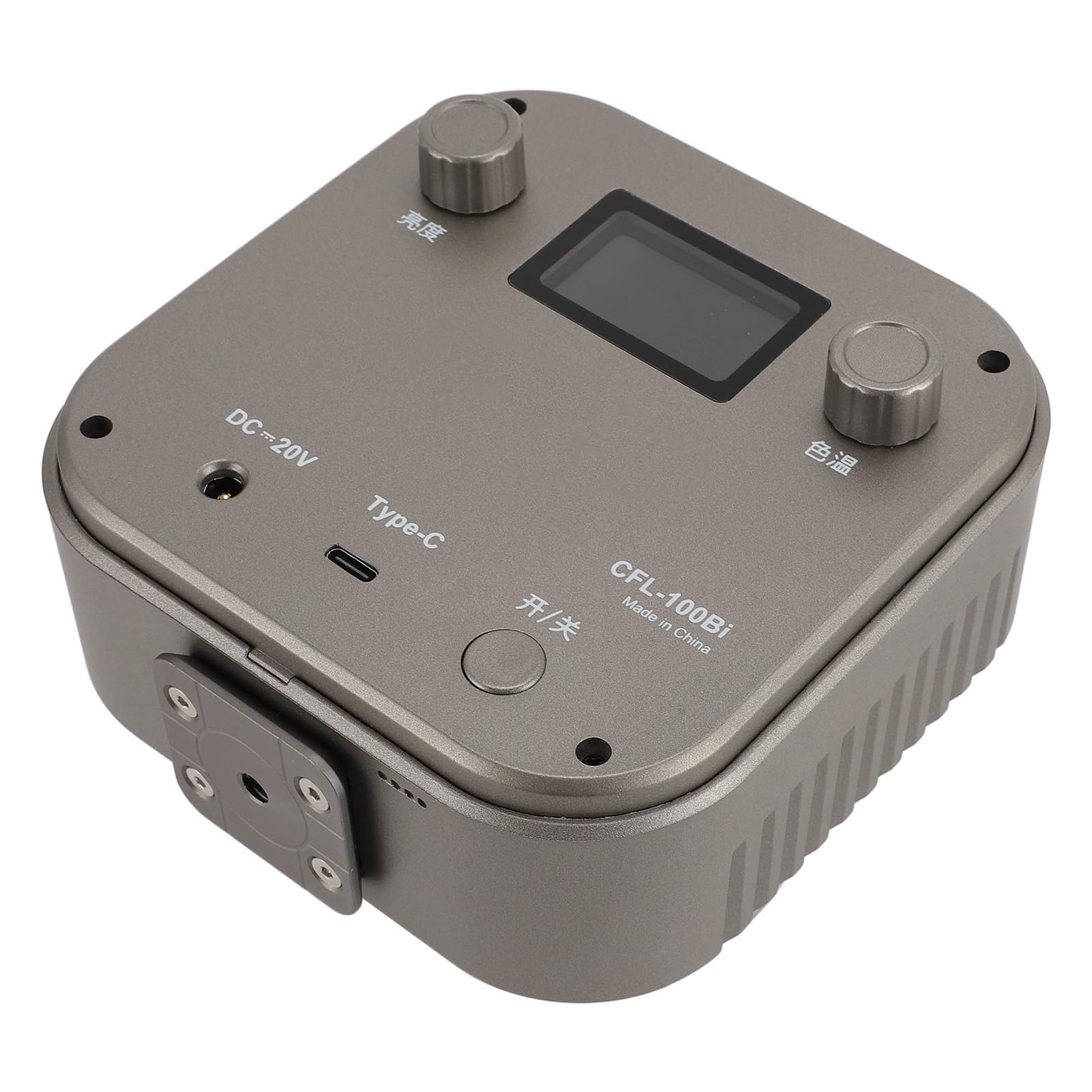 Luce Video LED COB, Controllo Tramite App e Pannello, 360° a Colori 3000K-6500K COB Bowens Mount Illuminazione a Uscita Continua CRI97+ per la Registrazione Video
