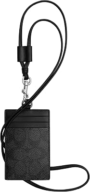 Coach Mens Id Lanyard In Signature Denim