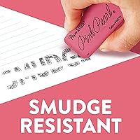 Vista 4 de Paper Mate Pink Pearl Erasers, Medium, 24 Count