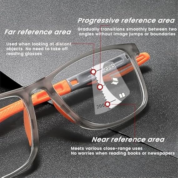 Smart Focus Reading Glasses for Farsightedness Nearsightedness