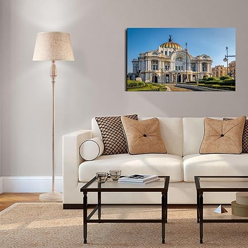 Miniatura 3 de Palacio Bellas Artes - Cuadros para decoración de pared, lienzo de México, arte de pared, póster de paisaje para sala de estar, dormitorio, oficina,