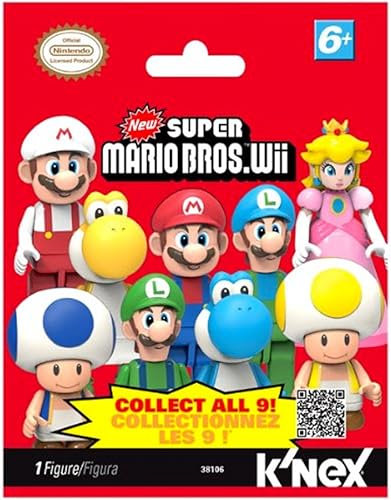 K'NEX Nintendo Super Mario Bros. Wii Bolsa ciega Mini Figura (Serie 1)