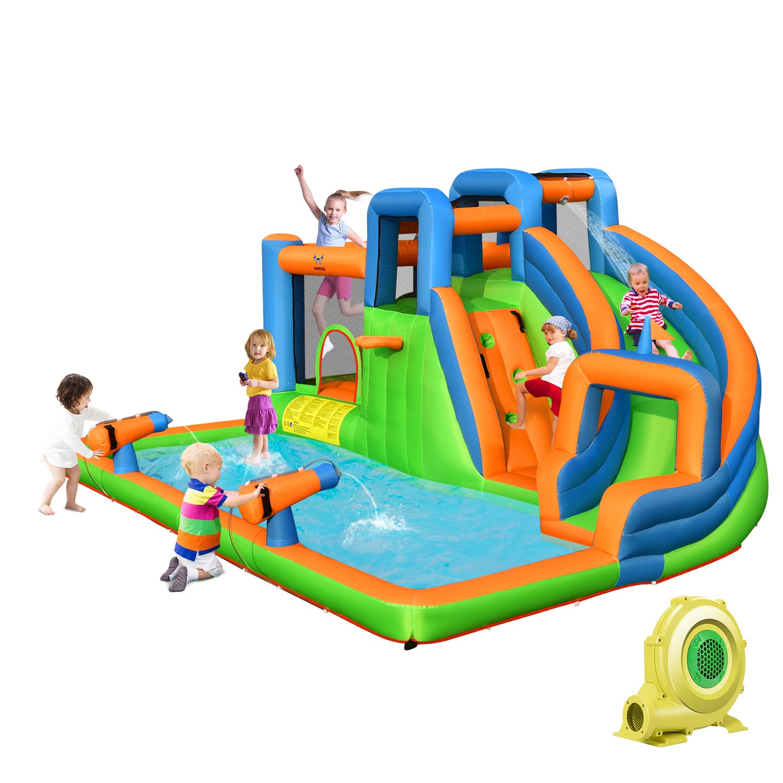 Amazon.com: BOUNTECH Inflatable Water Slide, Kids Water Park