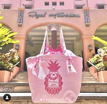 Amazon.co.jp: ロイヤルハワイアン 限定 トートバッグ アロハッピー