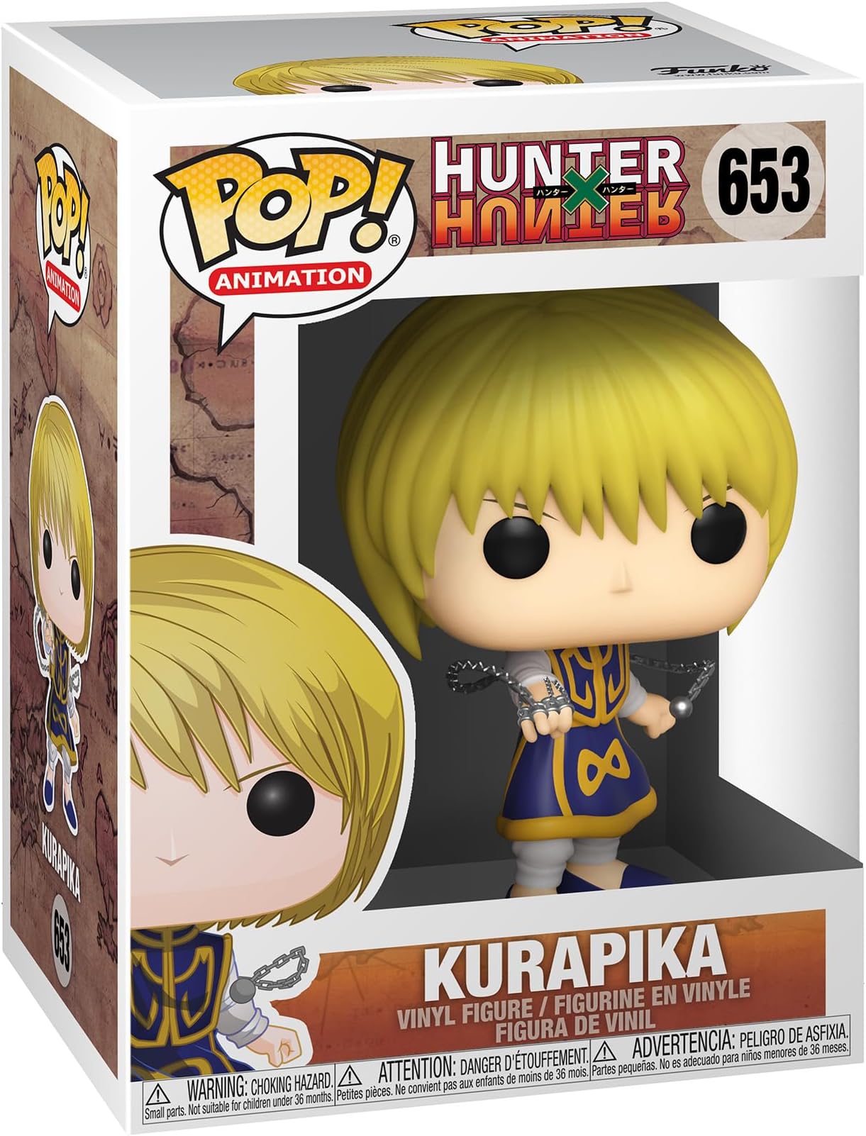 Pop! Animation: Hunter x Hunter - Kurapika, Multicolor, 3.75 inches