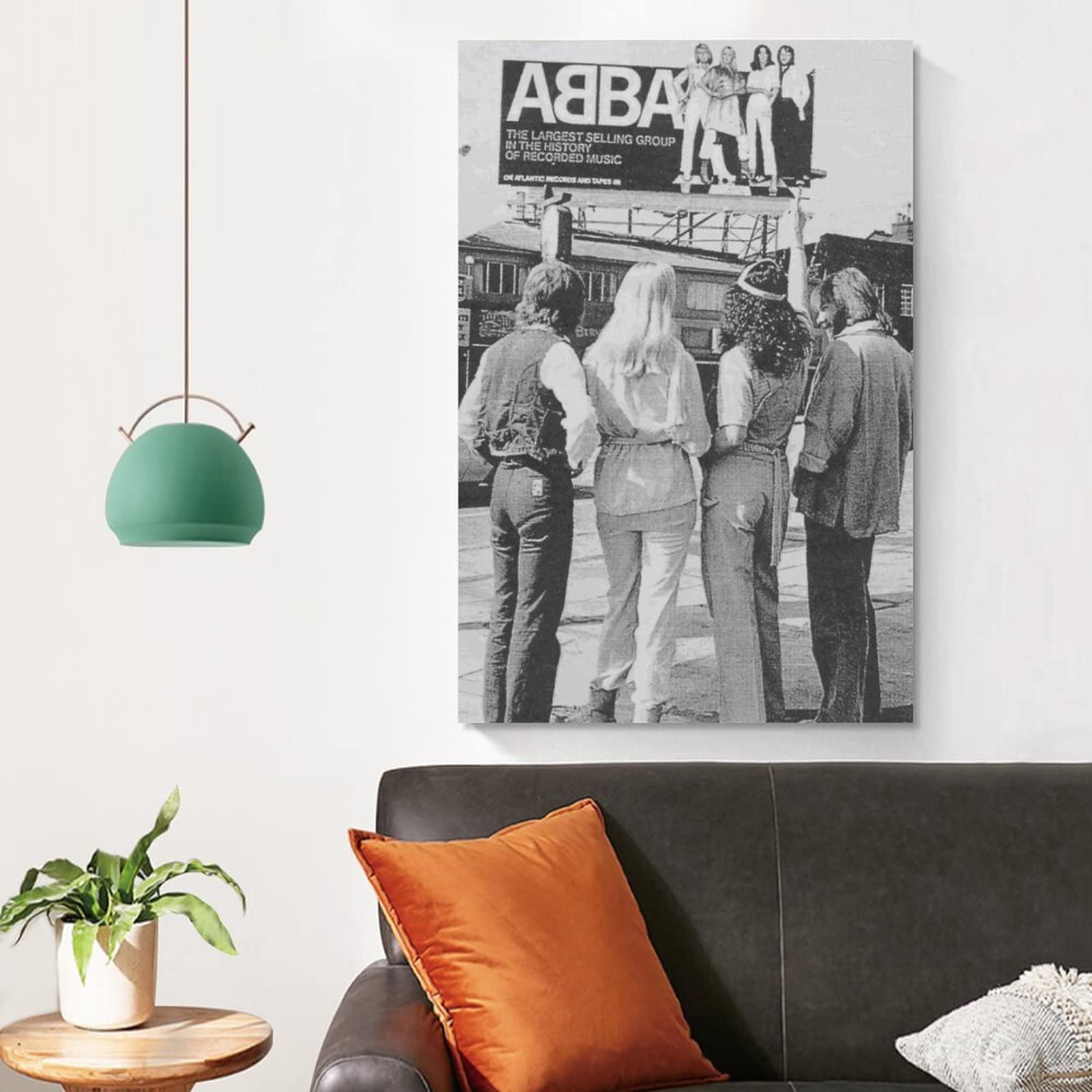 YEWURQW ABBA Poster 40x60cm - Vintage Wandkunst Leinwand Für Wohnzimmer & Schlafzimmer