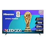 Hisense 85" Class QD6 Series &lpar;85QD6QF&comma; 2025 Model&rpar; QLED 4K UHD Smart Fire TV&comma; Voice Remote with Alexa&comma; Dolby Vision&comma; Dolby Atmos&comma; Motion Rate 120&comma; HDR 10&plus;&comma; Game Mode Plus&comma; MEMC&comma; VRR&comma; ALLM