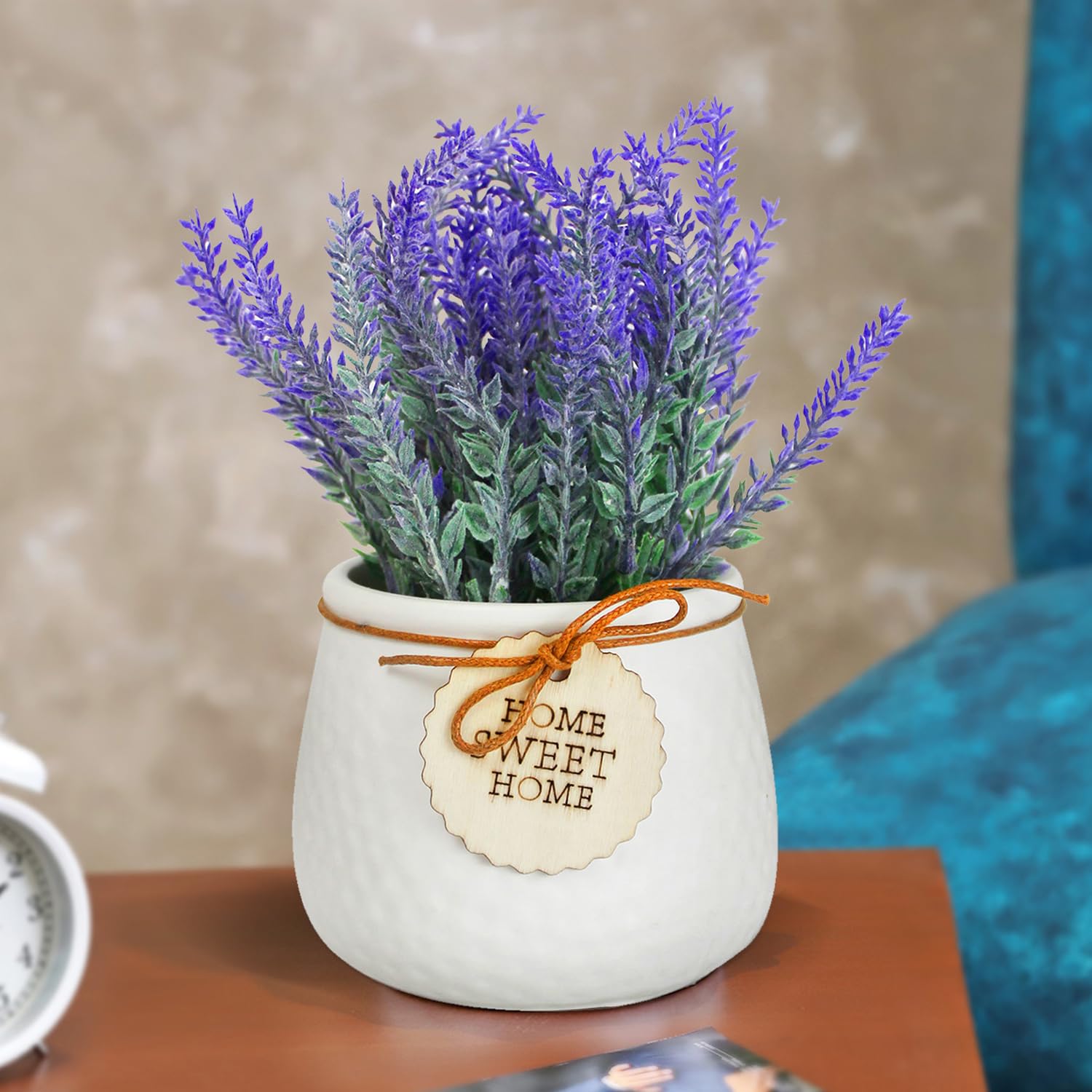 TIED RIBBONS Polyester Artificial Lavender Flower Plant With Pot (Multi, 22.8 Cm X 10.1 Cm) Home Décor Items For Living Room Balcony Kitchen Bedroom Office Table Top Decoration (B0BC1DPQTC) Amazon Price History, Amazon Price Tracker