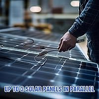 Vista 6 de ECO-WORTHY 2 Pair Solar Connectors 30A Y Branch Parallel PV Adapter Cable Wire Plug Tool Kit for Solar Panel