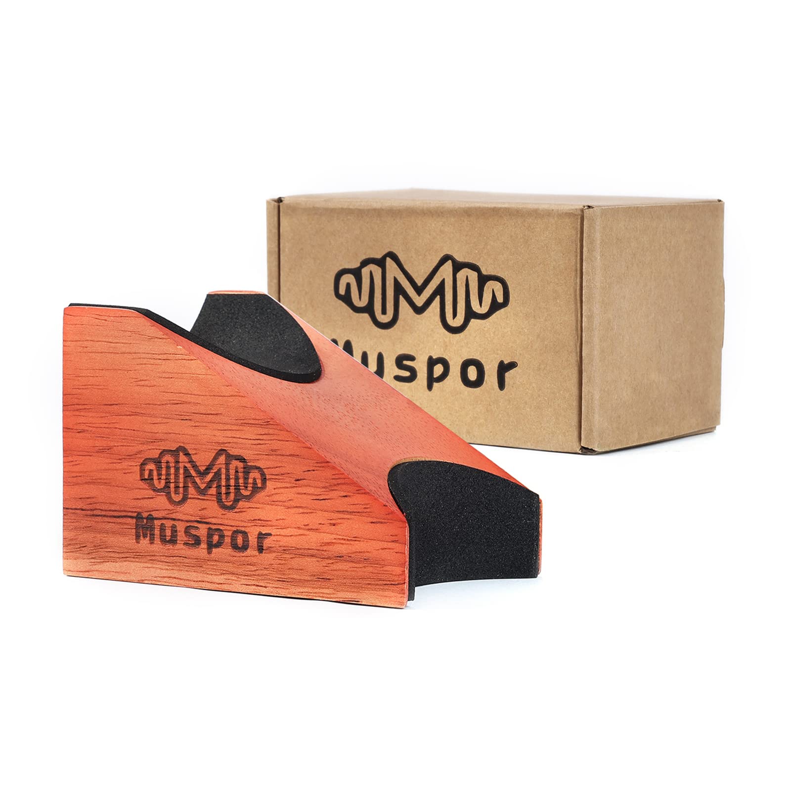 Funien Guitar Neck Rest Support Pillow Guitar String Instrument Repair Tool, Wooden