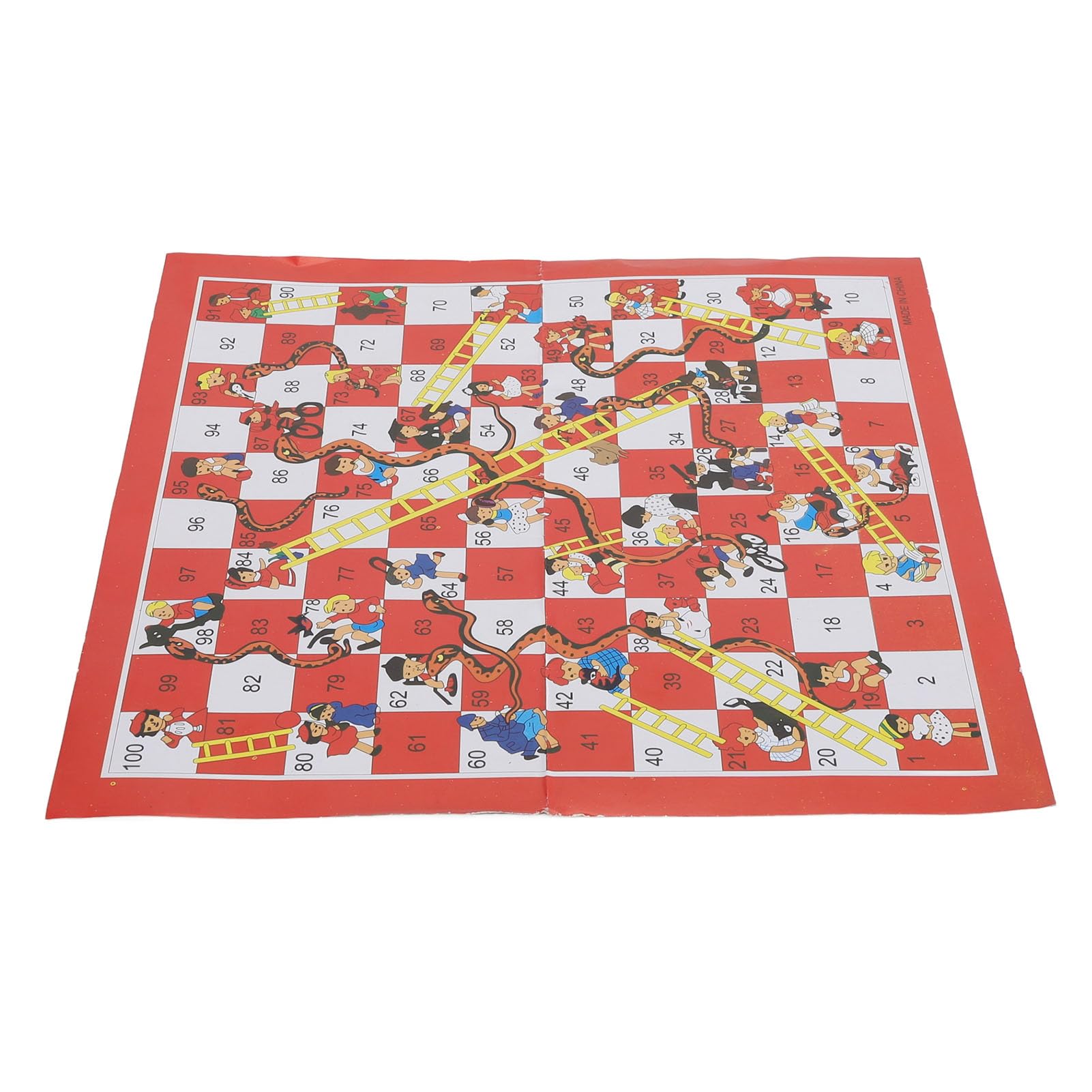 Culnflun Snake and Ladders Chess Challenging Fun Enhance Relationship Board Game Set for Outdoor Travel