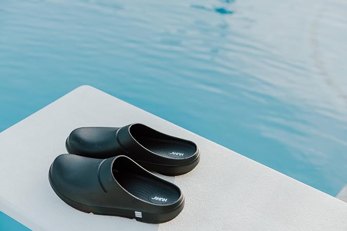 HUHV Clog Unisex Recovery Comfort Slip-On - Lightweight and Cushioning with HEALIUM Technology for Pain Relief and Comfort
