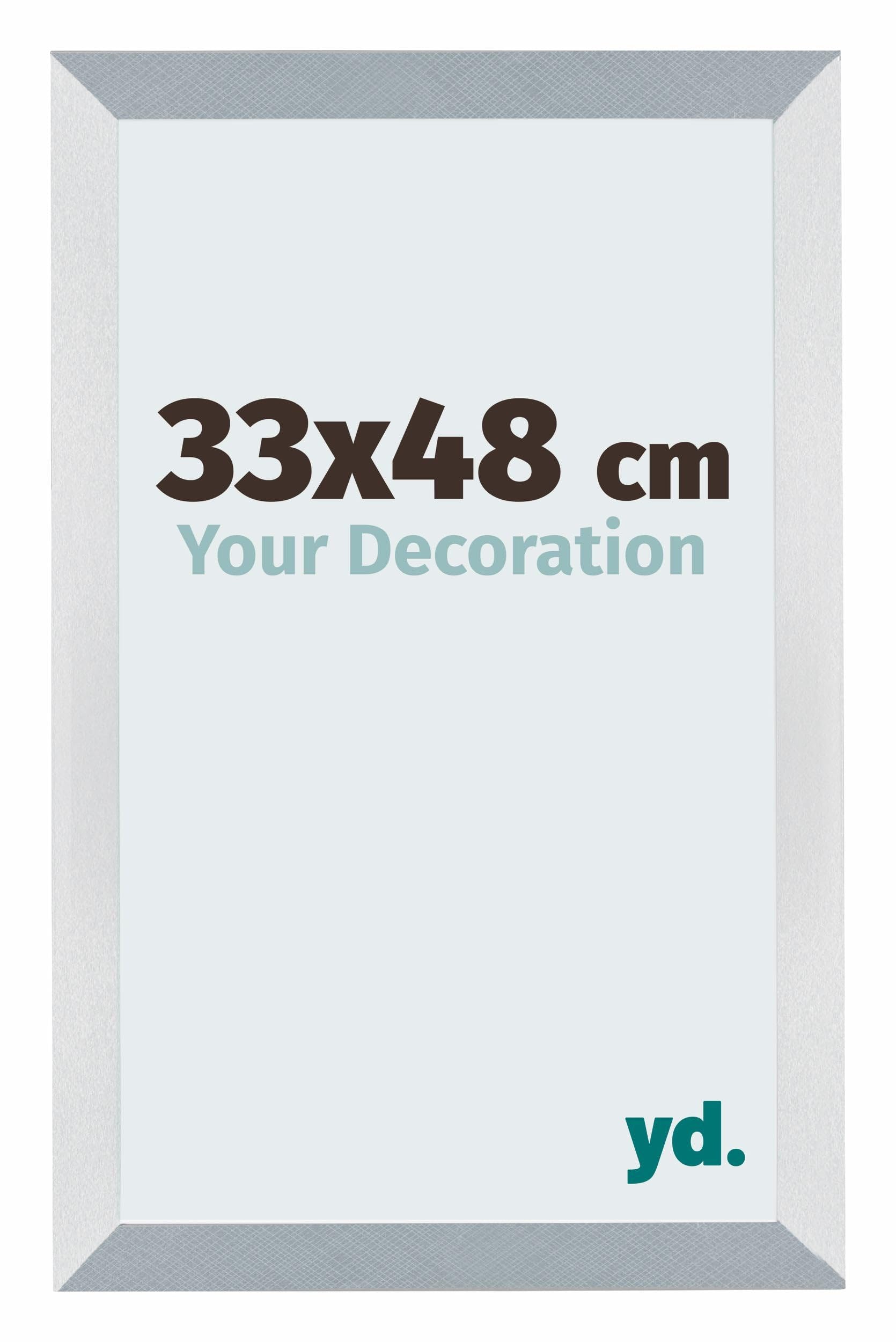 Your Decoration - Puzzle frame 33x48 - Aluminum Brushed - Puzzle frame 500-1000 Pieces - MDF Photoframe - Mura