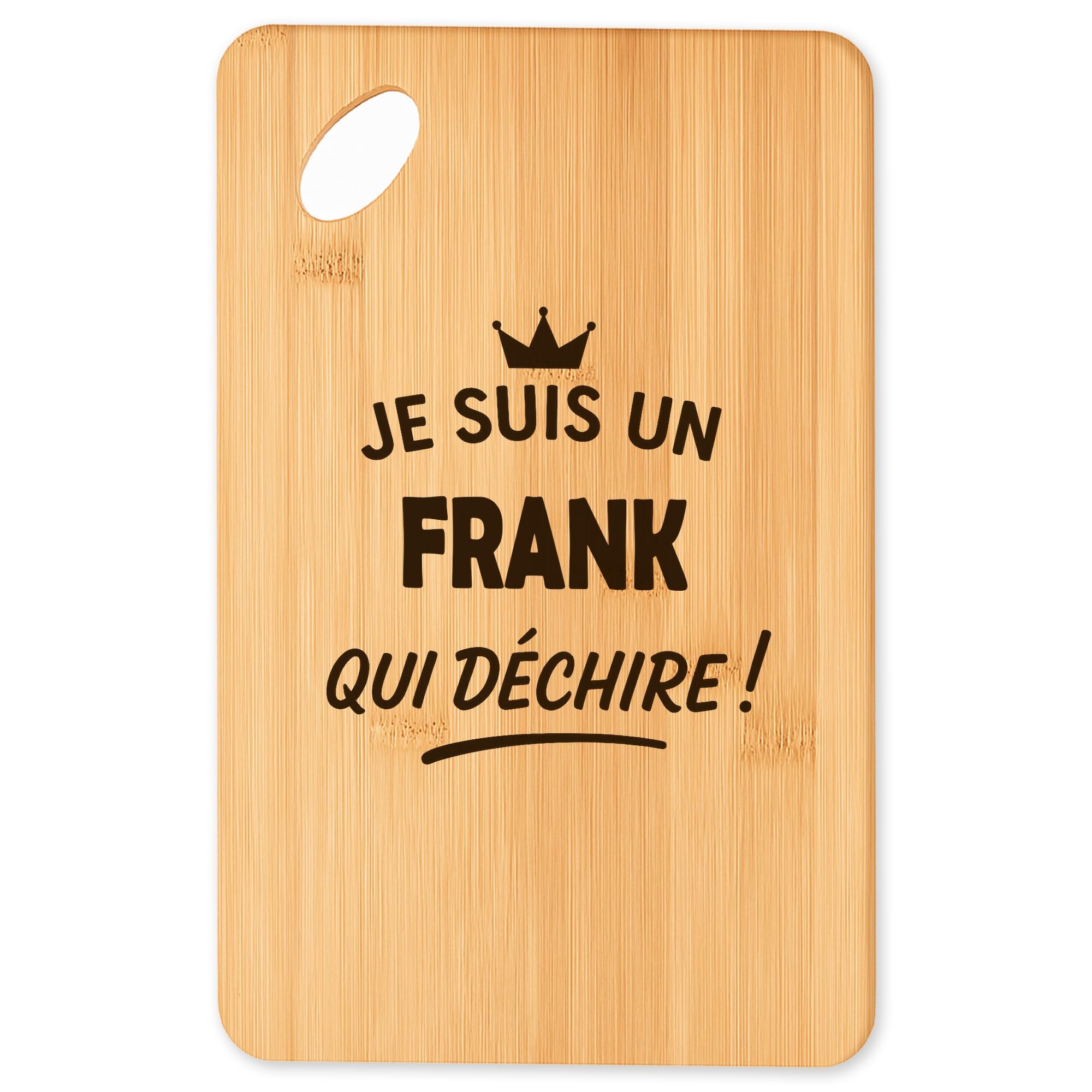 Planche à découper Frank en bambou et plateau apéro pour accessoires de cuisine