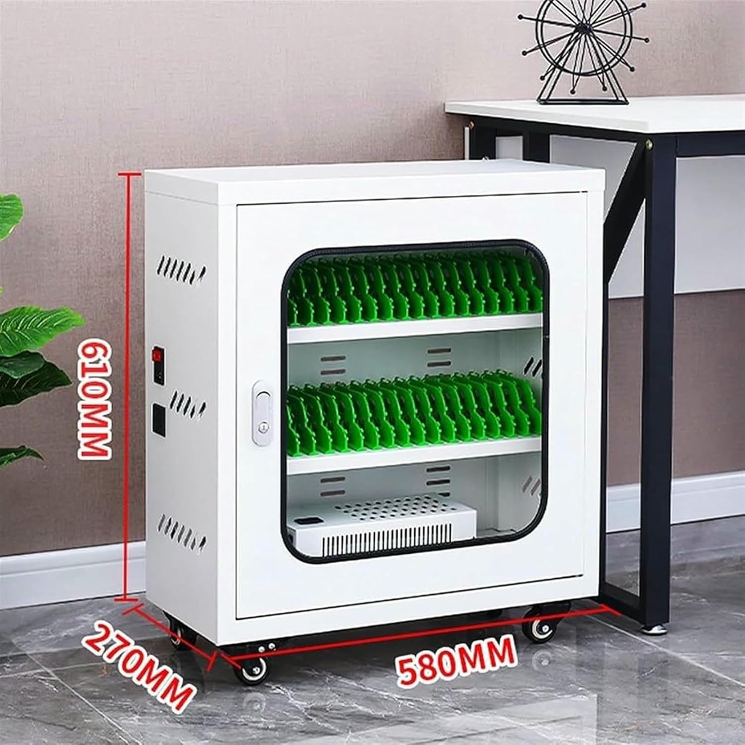20/30/40/60 Slot Rechargeable Mobile Phone Storage Locker Charging Station, for Cell Phones & Tablets