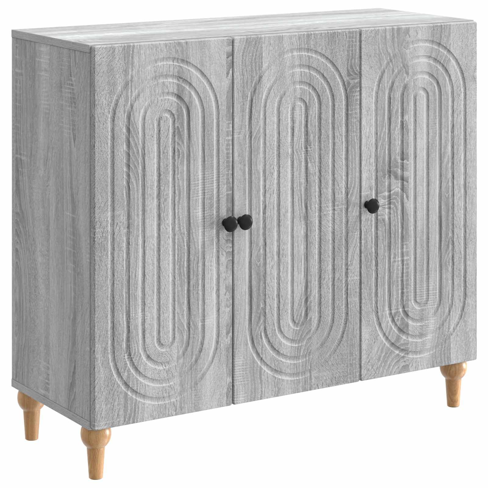 Armario de madera Sonoma gris para organizar el pasillo y dar estilo a tu salon moderno