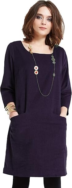 corduroy tunic dress