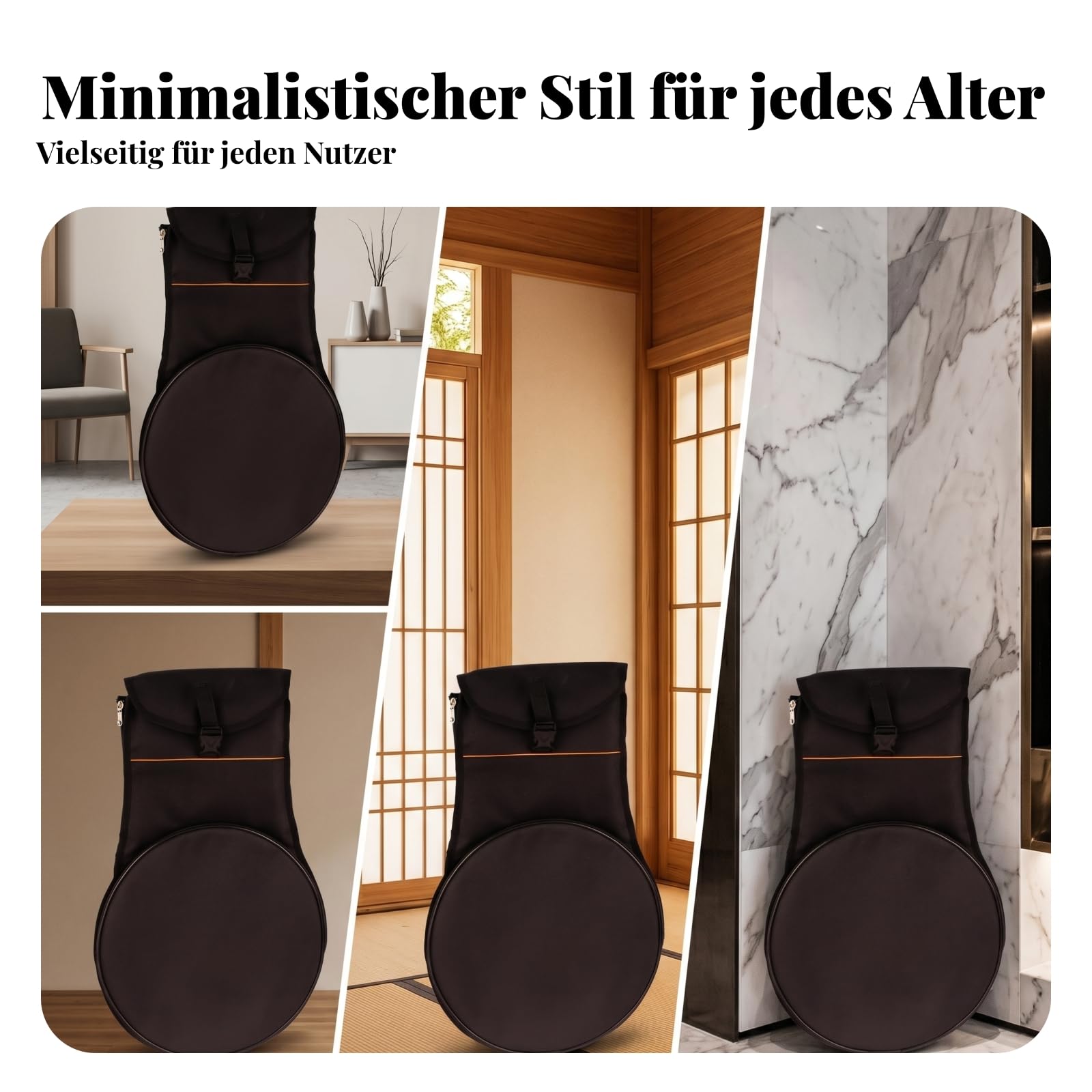 Schlagzeugrucksack verstellbare Schultergurte Trommelrucksack strukturiert Instrumententasche
