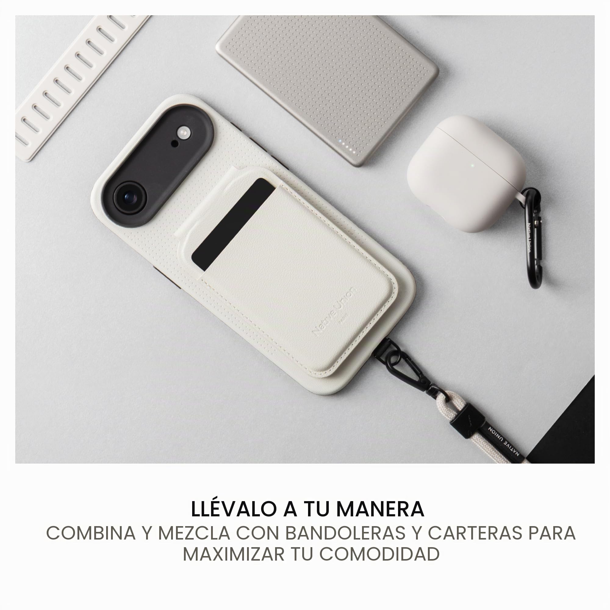 Native Union Funda Active - MagSafe - Diseño Resistente - Materiales Reciclados - Protección Anticaídas de 10 pies - iPhone 17 Pro (Piedra Arenisca)