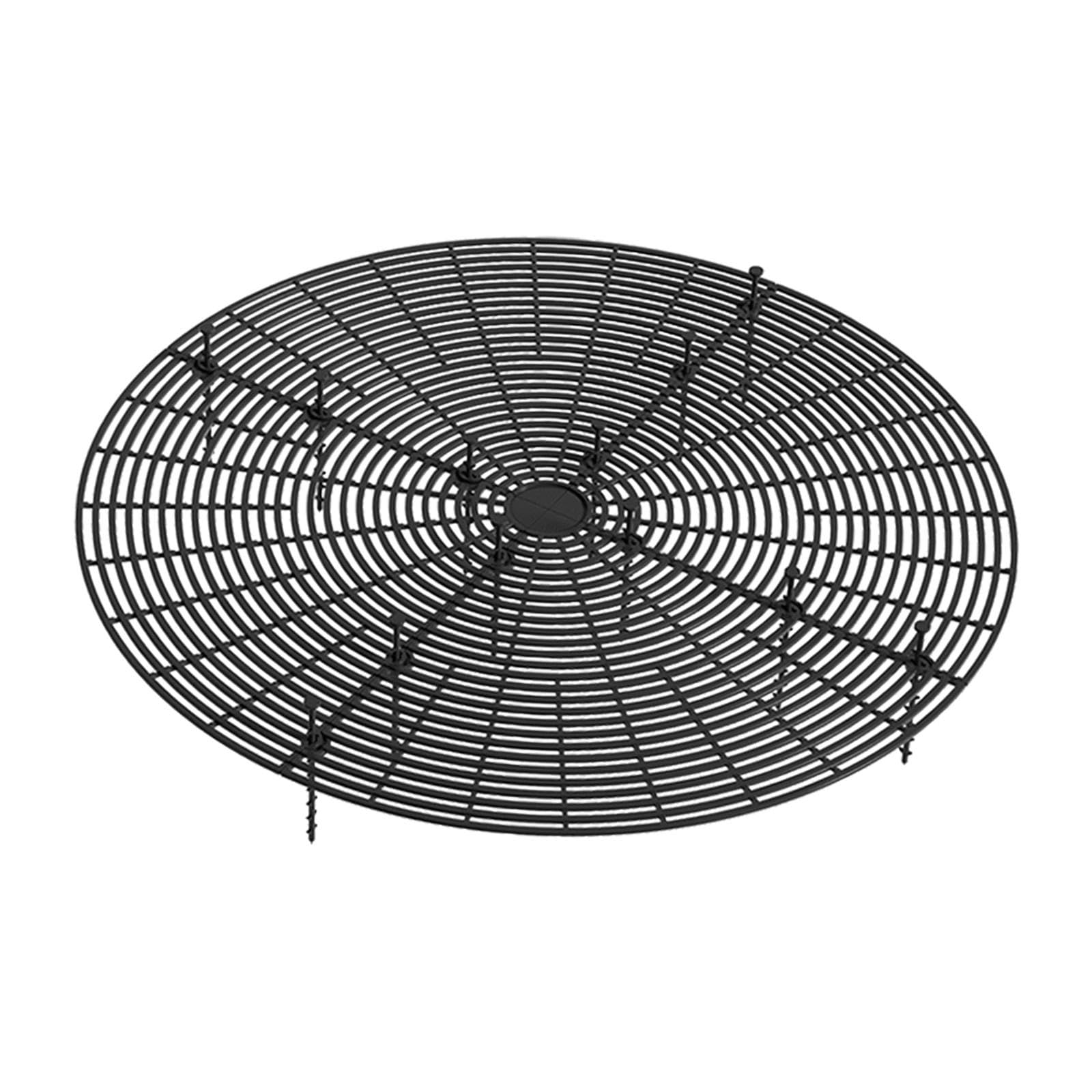 CALANDIS® Plant Pot Grid Soil Protector Covers Gardening Outdoor Cuttable Flower Cover Black 52Cm | 1X Plant Pot Grid Cover Set-picture-29