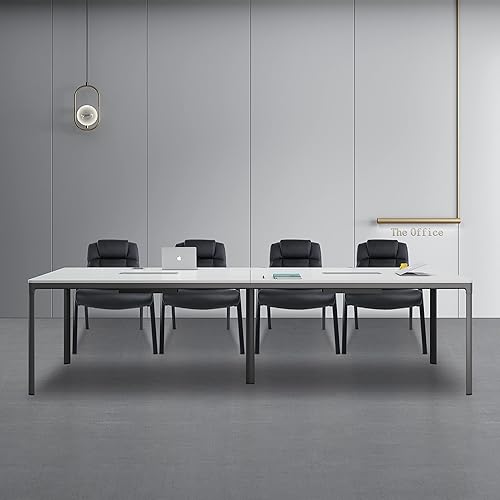 Miniatura 9 de CLATINA Silla de invitados resistente con reposabrazos acolchados, silla de recepción suave de cuero ejecutivo, capacidad de 400 libras