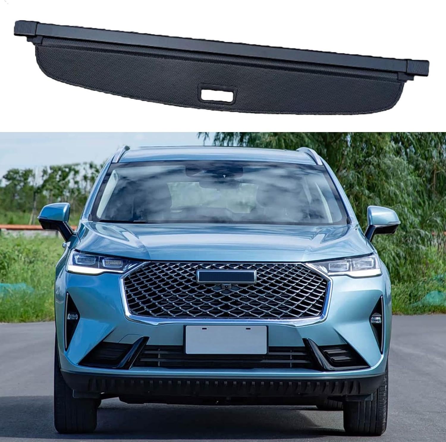 Retractable Car Trunk Cargo Cover Privacy Security Storage Shade,Compatible with Haval H6 MK3 21-23