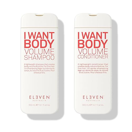 Eleven Australia I Want Body Volume Champú y Acondicionador Paquete de 101 onzas líquidas