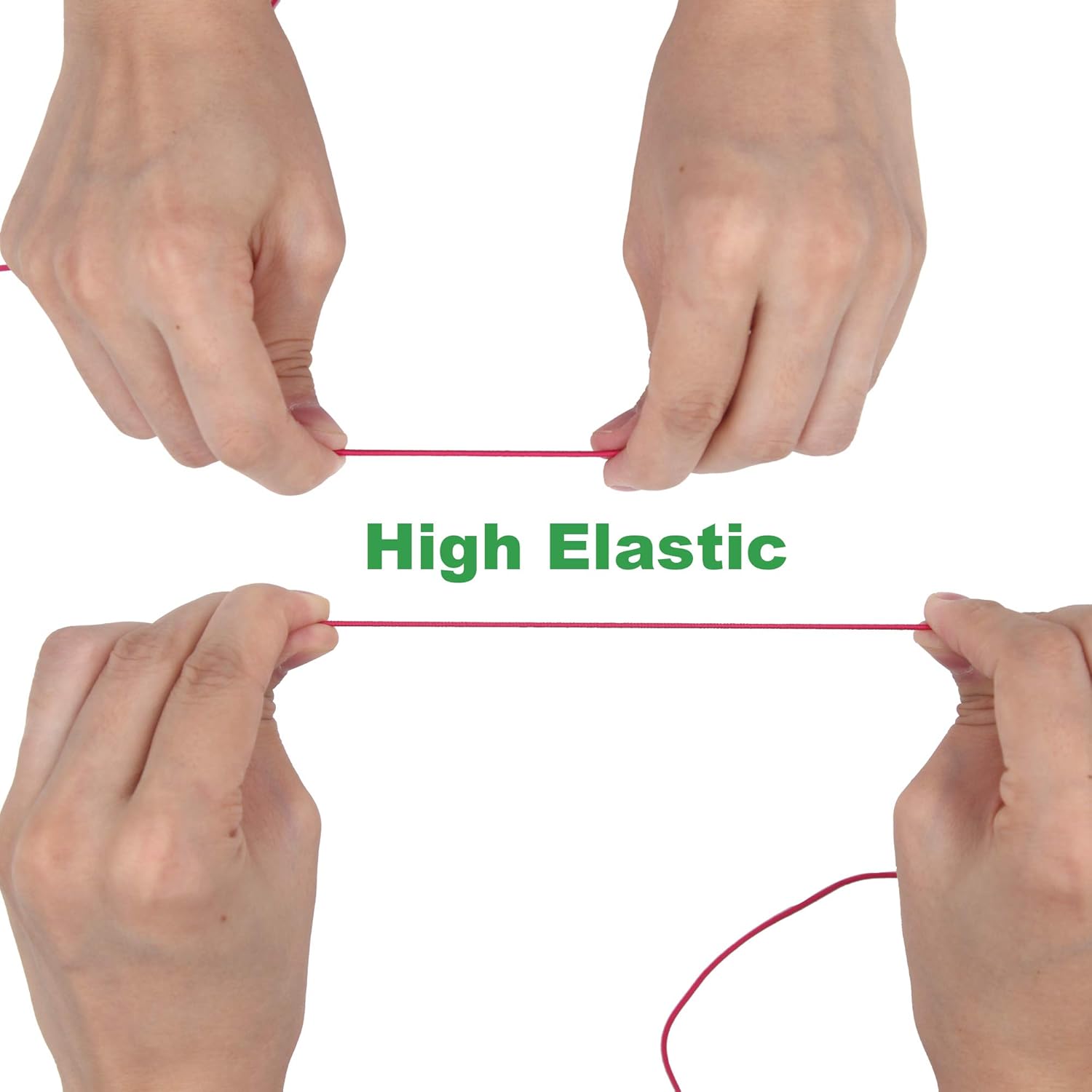 EuTengHao 1mm Nylon Elastic String for Bracelet Satin Nylon Decorative