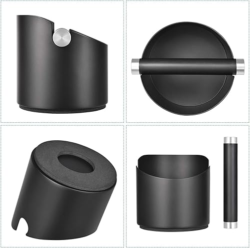 Miniatura 3 de SANTOW - Caja de café con barra de golpeo extraíble y base antideslizante, apta para lavavajillas, construcción de acero inoxidable, tamaño pequeño