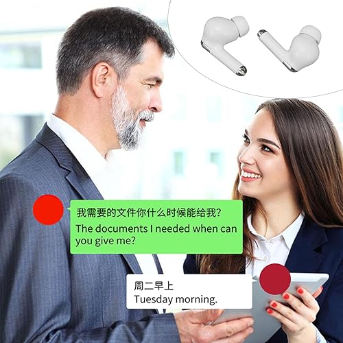 Miniatura 4 de Auriculares de traducción de 144 idiomas  Traductor de auriculares Bluetooth 5.3 con reducción de ruido, dispositivo de traductor en tiempo real