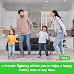 BUBO GU10 LED Bulb 6W Equivalent 50W, 4000K Cool White 650 Lumens, Non-Dimmable GU10 Bulb Replacement for Track Lighting, MR16 LED Bulb for Kitchen, Range Hood, Living Room, Bedroom, 10 Pack