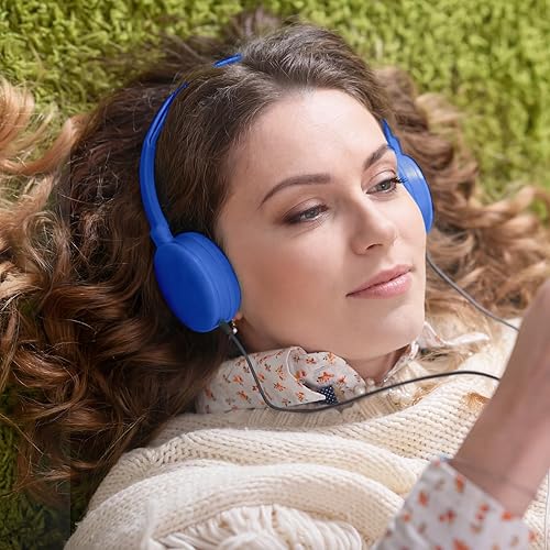 Miniatura 5 de Flutesan Paquete de 30 auriculares con cable, auriculares ajustables en la oreja, auriculares para niños con estéreo, auriculares para niños para