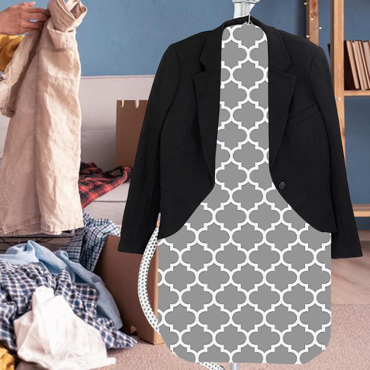 Ironing Board Mat, Ironing Blanket - Steam Press Pad For Clothes - Hanging Ironing Board Press Pad For Garment Steamer, V Ironing Mat