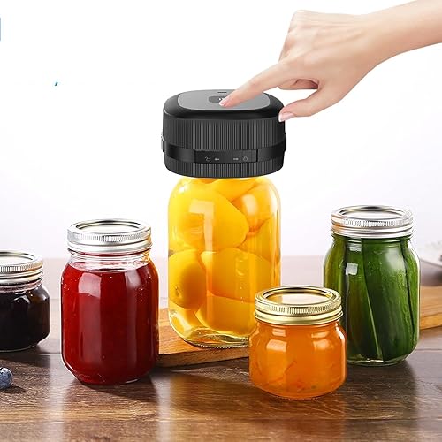 Sellador al vacío eléctrico para tarros Mason Kit de sellado al vacío BTD-DARBY para tarros de boca ancha y regular, bolsas de vacío,