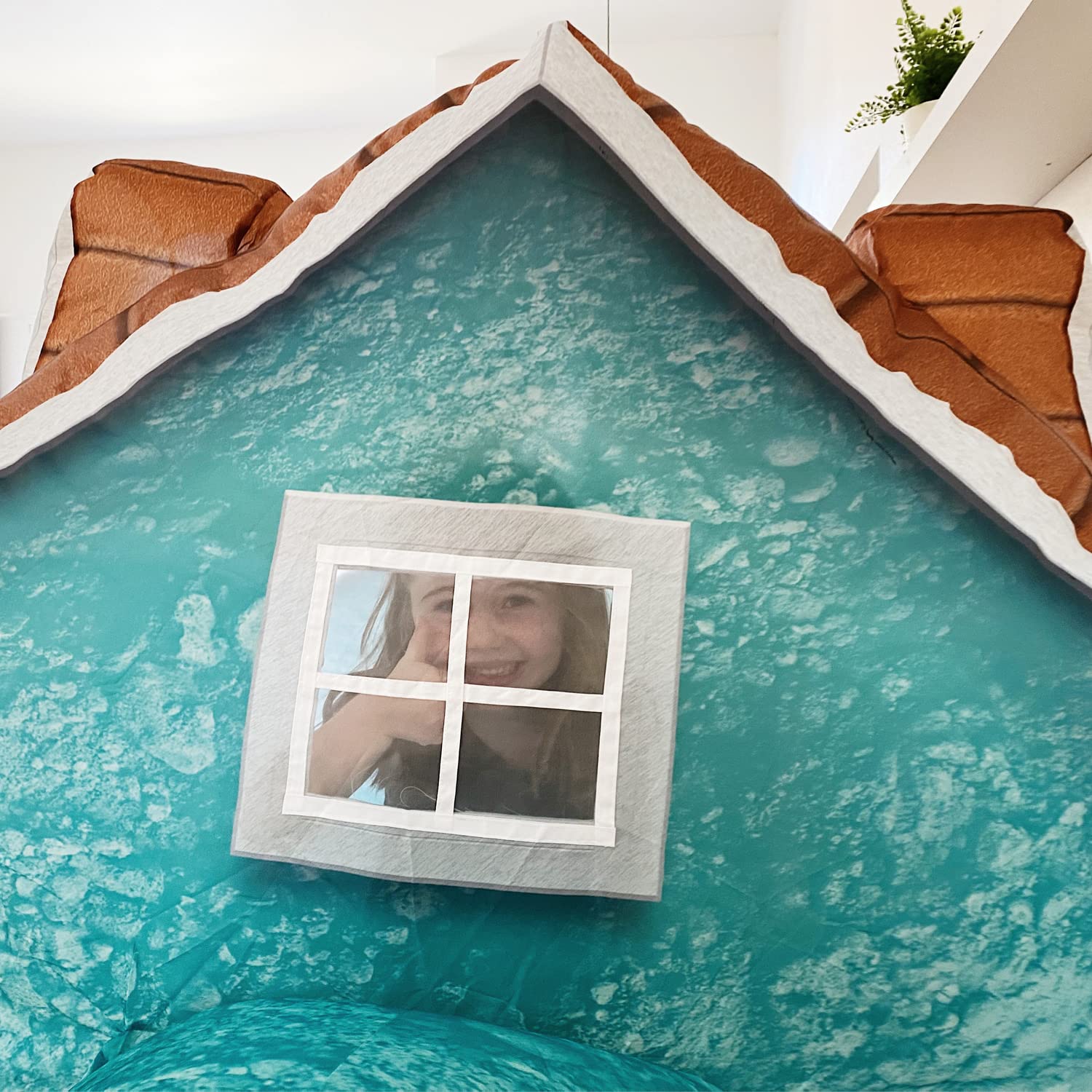 The Original AIR FORT Build A Fort in 30 Seconds, Inflatable Fort for Kids (Cabin)