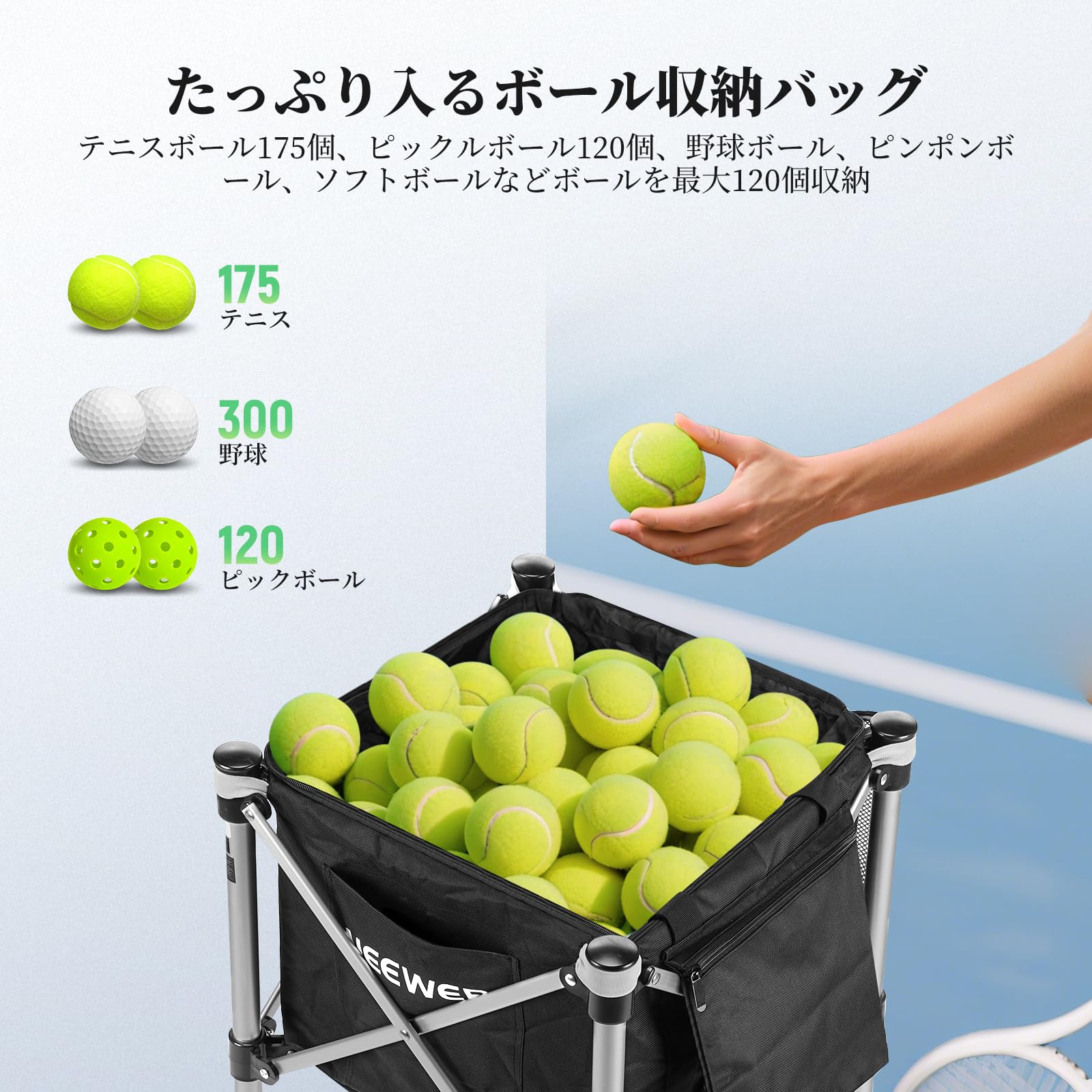 ８０球収納（５本版）テニスボール圧縮保管ケース 80球収納（5本版）テニスボール圧縮保管ケース Amazon | テニス