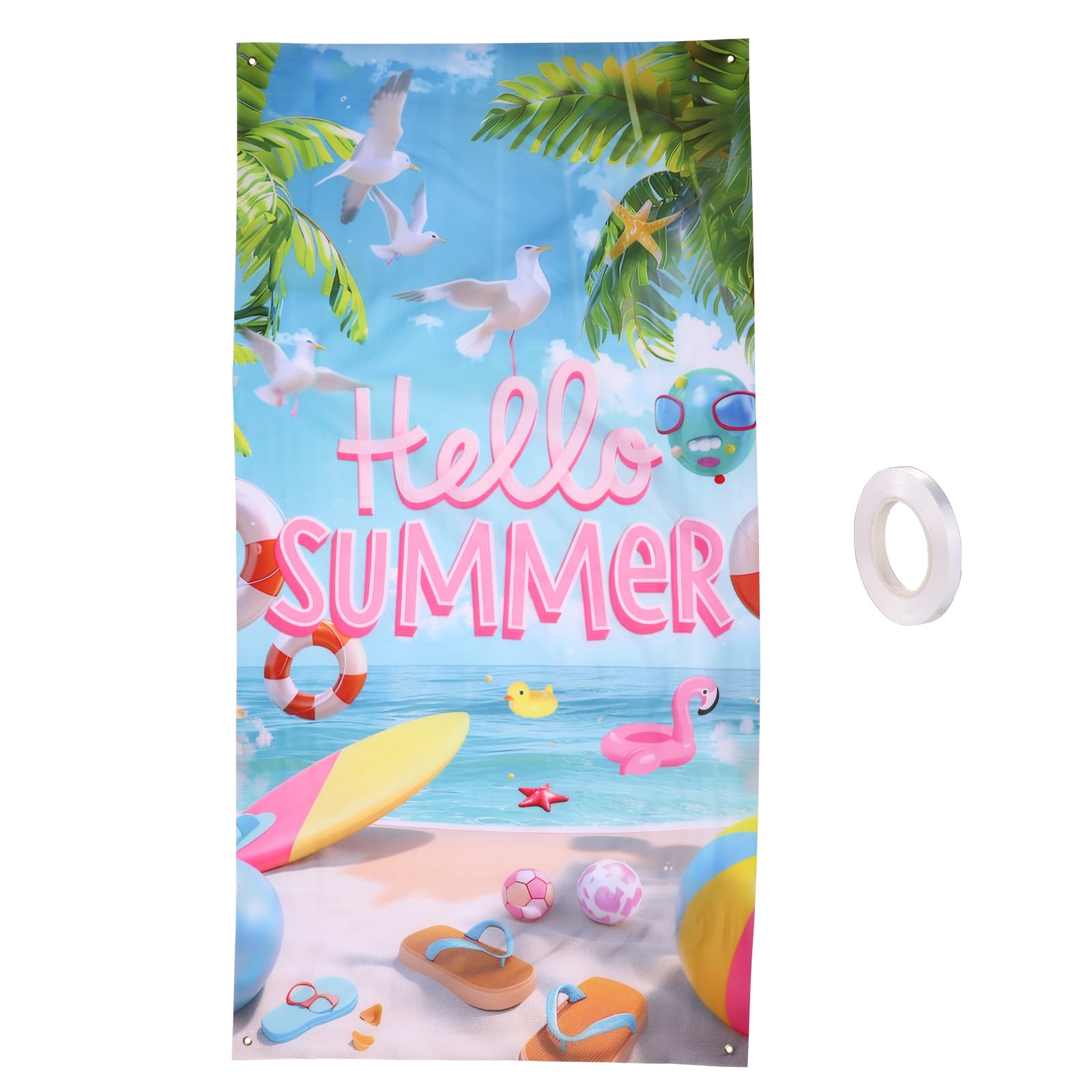 Lyreh Hello Summer Door Banner - Image 3