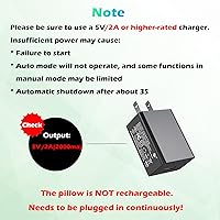 Vista 3 de Almohada masajeadora de cuello 3 en 1 no recargable con calor para aliviar el dolor de tejido profundo, almohada cervical para el cuello